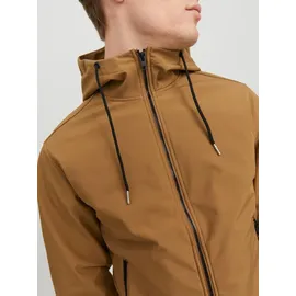 JACK & JONES Herren JJEBASIC Softshell Hood NOOS Kurzjacke, Otter,M