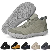 RUYI Barfußschuhe Herren Barfuss Schuhe Damen mit Breite Zehenbox und Zero-Drop Solhe Leicht Weich Fitnessschuhe Atmungsaktiv rutschfest Trekking-Wanderschuhe Walkingschuhe - 39 EU