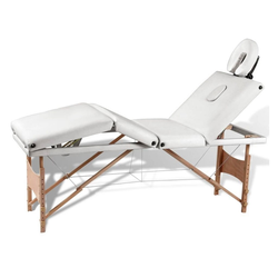 vidaXL Massagesessel Massagetisch Massageliege Kosmetik Therapieliege Massagebank 4 Zonen + Tasche