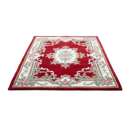 THEKO Ming Handtuftteppich 190 x 290 cm Rot