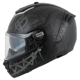 Shark Spartan RS Shiever Schwarz/Silber L