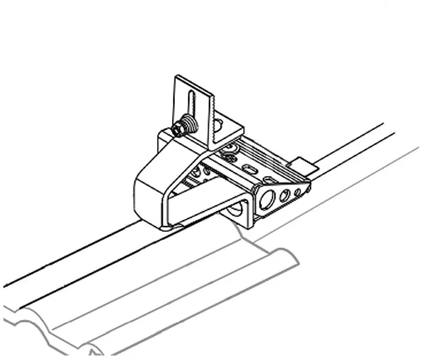 Viessmann Befestigung Sparrenhaken 4xSV, senkrechte Montage