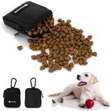 COOWONE Leckerlibeutel Futterbeutel für Hunde, Wasserfest Hunde Leckerlitasche Abwaschbar leckerlibeutel Snack Bag mit Megnetic Snap, Handsfree Hundetrainingstaschen, Ideal für Hundetrainings