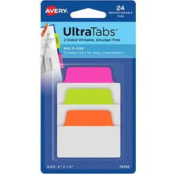 AVERY Zweckform UltraTabs Multi-Use Haftmarker farbsortiert 24 Blatt