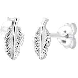 Elli Feder Boho Hippie Leichtigkeit Silber vergoldet Ohrringe   Damen 