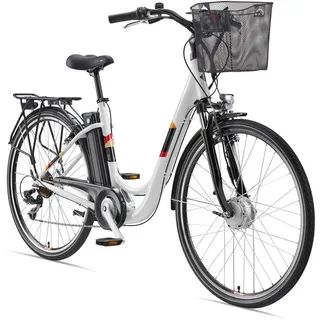 Multitalent RC822 28 Zoll RH 48 cm weiß inkl. Fahrradkorb