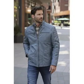 Babista Lederjacke ZANZINO Blau 56
