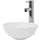 luxebath Aufsatzwaschbecken rund 28 x 11,6 cm