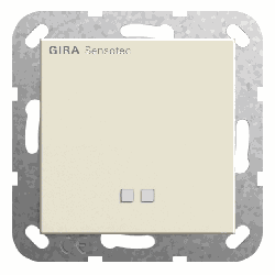 Gira Sensotec, mit Fernbedienung (cremeweiß, glänzend)