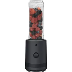 WMF KITCHENminis 0416500071, Sport-Mixer, 0,6 l, Eis-Crusher, 300 W, Schwarz