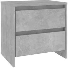 vidaXL Nachttisch Betongrau 45 x 34,5 x 44,5 cm Grau