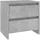 vidaXL Nachttisch Betongrau 45 x 34,5 x 44,5 cm Grau