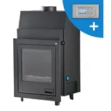 HS FLAMINGO Kamineinsatz AQUAFLAM 17 EQUAL mit Wärmetauscher und automatischer Verbrennungsregelung