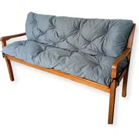 4L Textil Gartenbankauflage Sitzkissen und Rückenkissen Hollywoodschaukel Auflage (180x60x50,