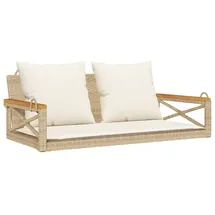 furnicato Hängebank 109 x 62 x 40 cm Beige