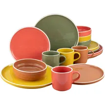 CreaTable Indian Summer Kombiservice 16-tlg. multicolor