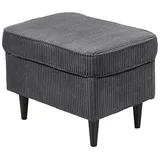 ed exciting design Hocker Oskar Polyester 63 x 43 x 42 cm Grau