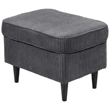 ed exciting design Hocker Oskar Polyester 63 x 43 x 42 cm Grau