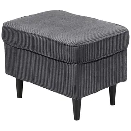 ed exciting design Hocker Oskar Polyester 63 x 43 x 42 cm Grau