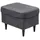 ed exciting design Hocker Oskar Polyester 63 x 43 x 42 cm Grau