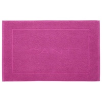 GANT ORGANIC Bio-Badematte - Duschvorleger, Frottee, Bio-Baumwolle, Logo, uni Pink 50x80cm