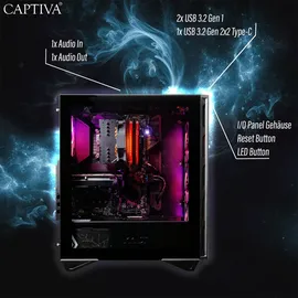 CAPTIVA Gaming-PC I10-0015 Intel Core Ultra 7 265KF 4,2 GHz 32 GB RAM 1 TB SSD GeForce RTX 5070 Windows 11 Home