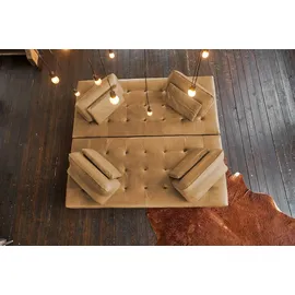 KAWOLA Ecksofa Wiolo Leder cognac