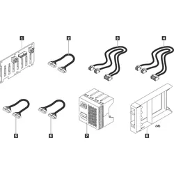 Lenovo 2.5" - 8-Port-SATA/SAS-Server-Backplane - für ThinkAgile VX 2U Certified