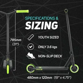 Blunt One S3 Complete Stunt-Scooter Grün