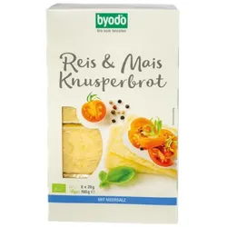 Byodo Reis und Mais Knusperbrot bio