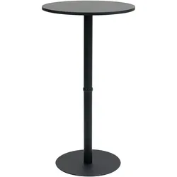 CLP Stehtisch Hereford rund schwarz/schwarz/60 cm