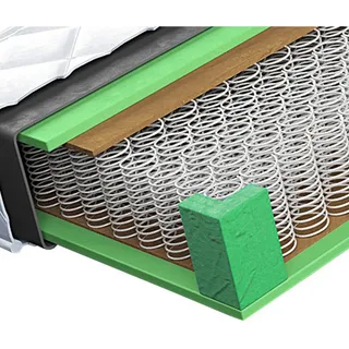 Boxxx Federkernmatratze, Weiß, Textil, H4, 180x200 cm, Oeko-Tex® Standard 100, atmungsaktiv, alternative Größen erhältlich, Schlafzimmer