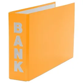 Livepac Office Bankordner / 140x250mm / für Kontoauszüge / Farbe: orange