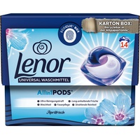 Lenor Waschmittel Allin1 PODS® Aprilfrisch für 14 Waschladungen Mit Ultra Reinigungskraft Und Lang Anhaltender Frische