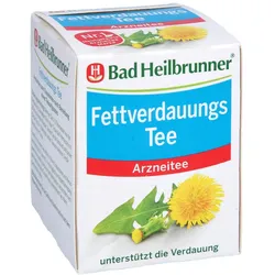 BAD Heilbrunner Fettverdauungstee Filter 8X1,8 g