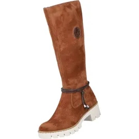Rieker Damen Winterstiefel X5793, Frauen Stiefel,langschaftstiefel,wasserdicht,Boots,Winterschuhe,uebergangsstiefel,braun (24),38 EU, / 5 UK - 38
