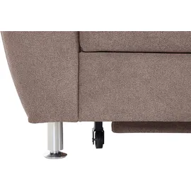 Home Affaire "Cardoso L-Form", braun (cappuccino), B:250cm H:90cm T:175cm, Struktur imprägniert (100% Polyester);Luxus-Microfaser ALTARA NUBUCK (100% Polyester);Struktur (52% Polyester, 35% Polyacryl, 13% Baumwolle);Luxus-Microfaser weich (90% Polyester,