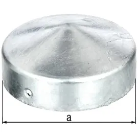 GAH Alberts Pfostenkappe D.80mm rd.flache Form TZN GAH