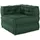vidaXL Pouf Modular 70 x 70 x 54 cm Grün