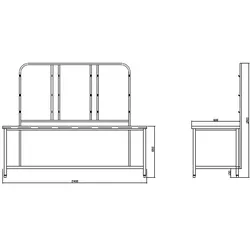 Verpackungstisch fur medizinische Instrumente h727_15
