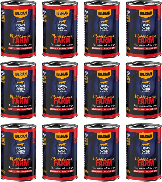 PRIMAL SPIRIT Iberian Mediterranean Farm 12x400g Dose