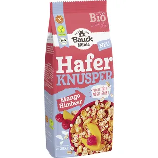 Bauckhof Hafer Knusper Müsli Mango Himbeere bio