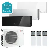 Mitsubishi Trio Multisplit Premium 3x 2,5 kW + MXZ-3F54VF - Farbe zur Auswahl