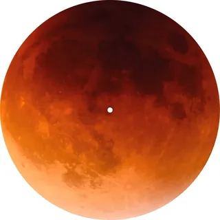 Slipmat Bloody Moon TOPKAUFMUNICH©