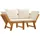 vidaXL Gartenbank 81 x 59 x 51 cm Akazie