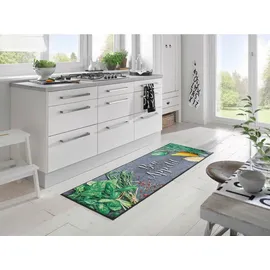 Wash+Dry Bon Appetit 60 x 180 cm Grau/Grün