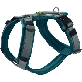 Hunter Maldon Up Hundegeschirr Petrol/Grau S-M