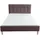 Homestyle4u Polsterbett 180 x 200 cm Braun