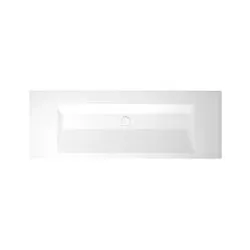 Bette BetteAqua Einbau-Waschtisch A072-000HLW2,PW 140x49,5cm, HLW2,PW, weiß