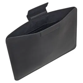 Josephine Osthoff Tablet Notebook Laptop Hülle aus 100% Echtleder passend für bis zu 13 Zoll, Magnetverschluss mit Halter für Pen